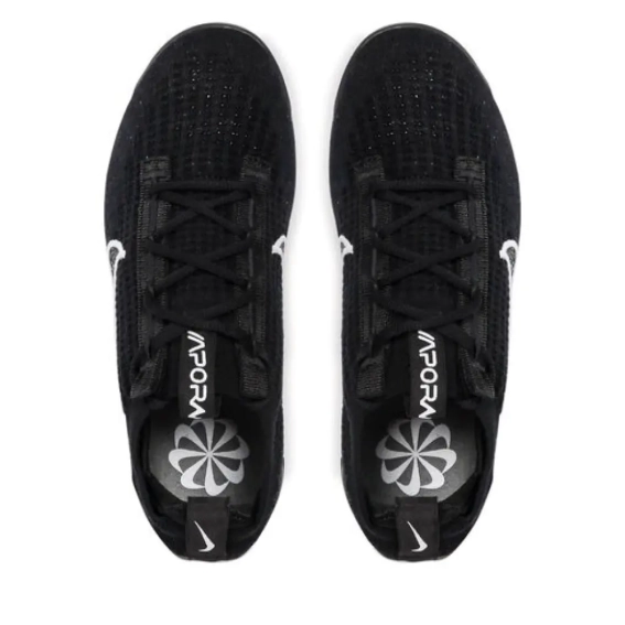 Кроссовки Nike Air VaporMax 2021 FK Black Metallic Silver (W) DC4112-002 фото 3 — интернет-магазин Tapok