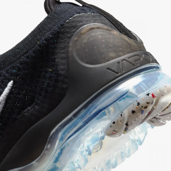 Кроссовки Nike Air VaporMax 2021 FK Black Metallic Silver (W) DC4112-002 фото 4 — интернет-магазин Tapok