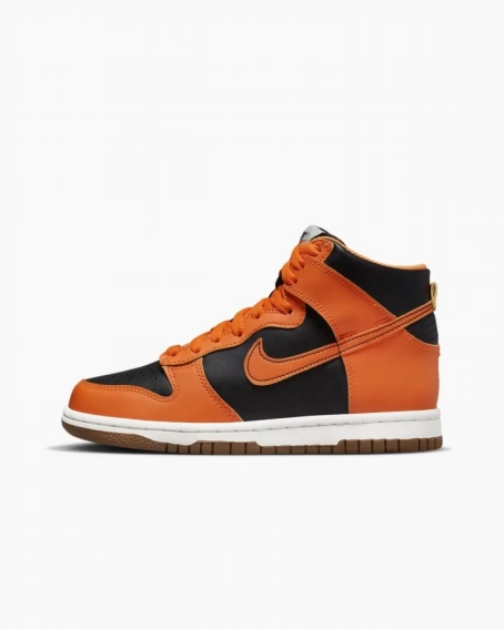 Кроссовки Nike Dunk High Safty Orange (GS) DB2179-004 фото 2 — интернет-магазин Tapok
