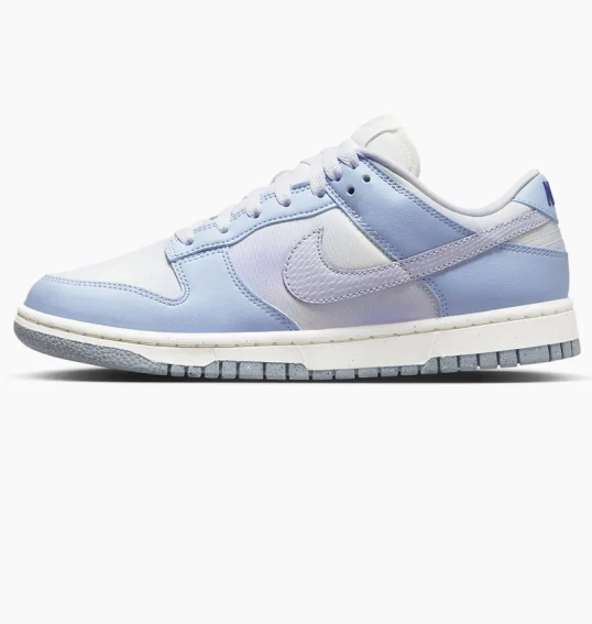 Кроссовки Nike Dunk Low Blue Airbrush Canvas (W) FN0323-400 фото 1 — интернет-магазин Tapok