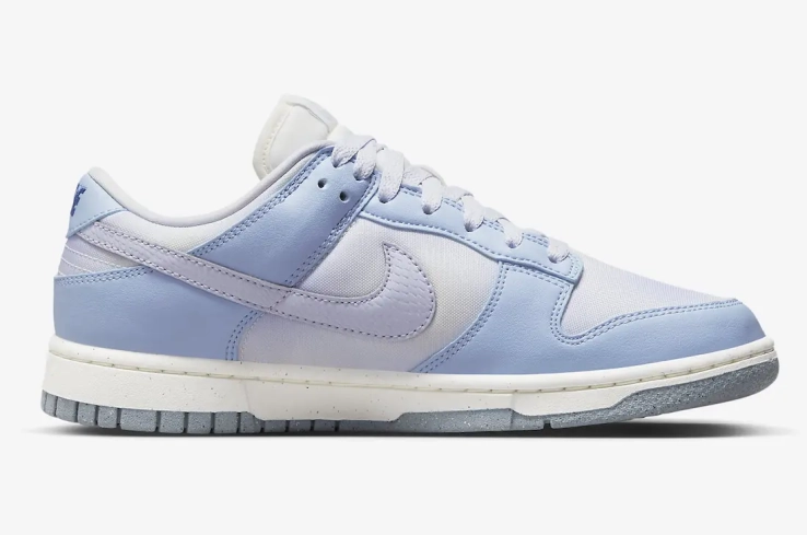 Кроссовки Nike Dunk Low Blue Airbrush Canvas (W) FN0323-400 фото 3 — интернет-магазин Tapok