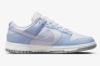 Кроссовки Nike Dunk Low Blue Airbrush Canvas (W) FN0323-400 Фото 3