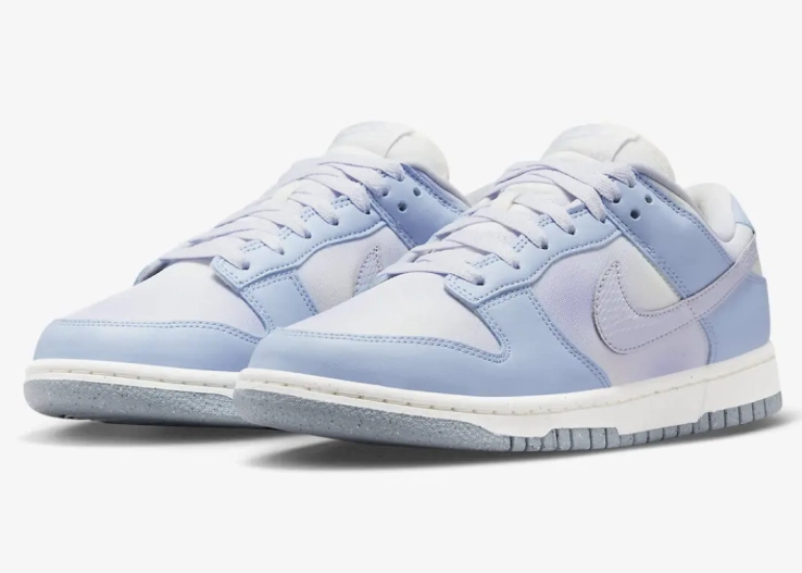 Кроссовки Nike Dunk Low Blue Airbrush Canvas (W) FN0323-400 фото 5 — интернет-магазин Tapok