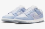 Кроссовки Nike Dunk Low Blue Airbrush Canvas (W) FN0323-400 Фото 5