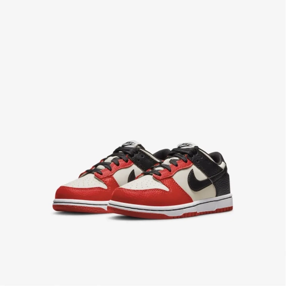 Кроссовки Nike Dunk Low EMB NBA 75th Anniversary Chicago (PS) DC9564-100 фото 3 — интернет-магазин Tapok
