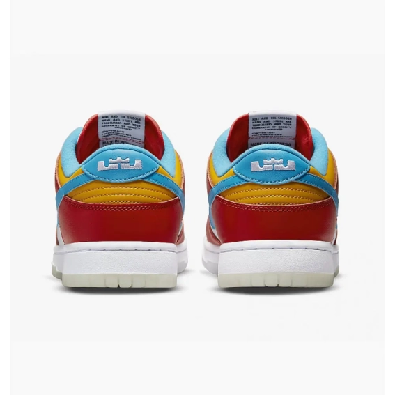 Кроссовки Nike Dunk Low QS LeBron James Fruity Pebbles DH8009-600 фото 2 — интернет-магазин Tapok
