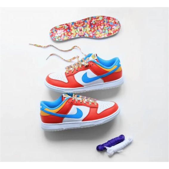 Кроссовки Nike Dunk Low QS LeBron James Fruity Pebbles DH8009-600 фото 3 — интернет-магазин Tapok