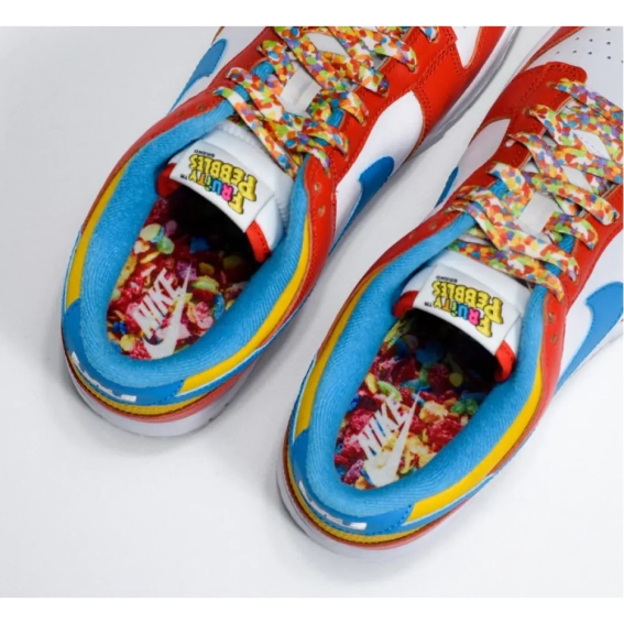 Кроссовки Nike Dunk Low QS LeBron James Fruity Pebbles DH8009-600 фото 4 — интернет-магазин Tapok