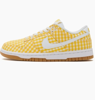 Кроссовки Nike Dunk Low Yellow Gingham (W) DZ2777-700