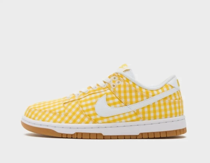 Кросівки Nike Dunk Low Yellow Gingham (W) DZ2777-700 фото 2 — інтернет-магазин Tapok