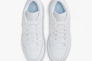 Кросівки Nike GS Air Jordan 1 Low White Ice Blue Glitter Swoosh FQ9112-100 Фото 4