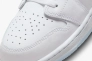 Кросівки Nike GS Air Jordan 1 Low White Ice Blue Glitter Swoosh FQ9112-100 Фото 6