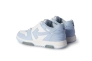 Кроссовки Off-White Out Of Office Low-Top calf leather Sneakers Light blue White OMIA189C99LEA0044001 Фото 4