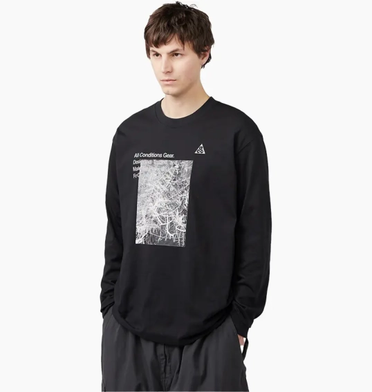 Nike acg t shirt black discount
