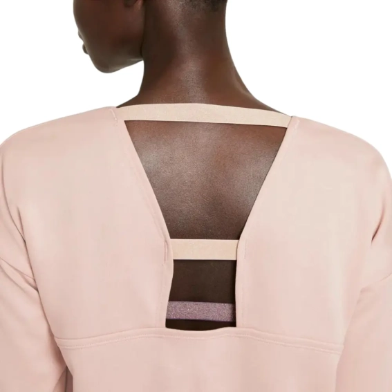 Лонгслів Nike Long Sleeve Top Dusty Rose W DA1232-601 фото 4 — інтернет-магазин Tapok