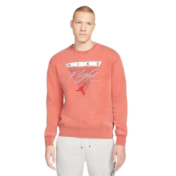 Свитшот Air Jordan Flight Fleece Peach CW8369-687 фото 1 — интернет-магазин Tapok