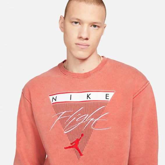 Свитшот Air Jordan Flight Fleece Peach CW8369-687 фото 2 — интернет-магазин Tapok