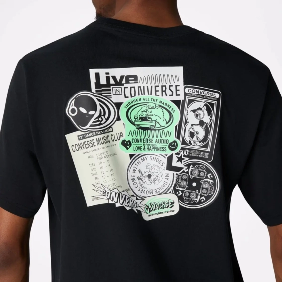 Футболка Converse Converse Live Tee 10023793-001 фото 4 — интернет-магазин Tapok