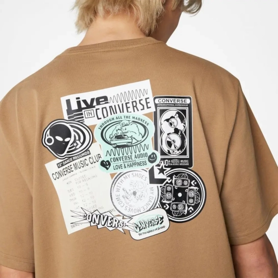 Футболка Converse Converse Live Tee 10023793-260 фото 2 — интернет-магазин Tapok