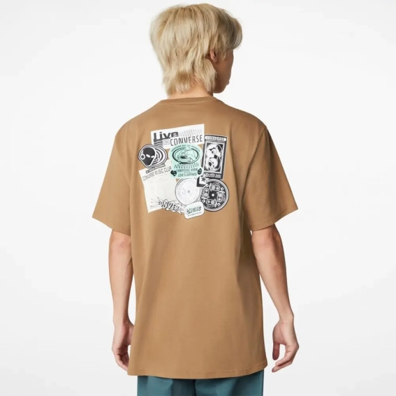 Футболка Converse Converse Live Tee 10023793-260 фото 3 — интернет-магазин Tapok