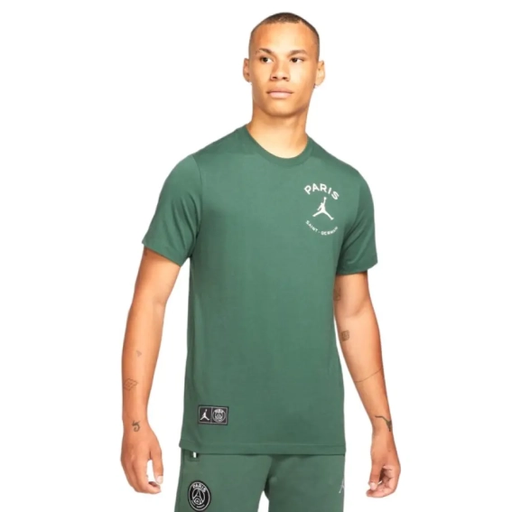 Футболка Jordan PSG x Paris Saint-Germain Logo T-Shirt DB6514-333 фото 1 — інтернет-магазин Tapok