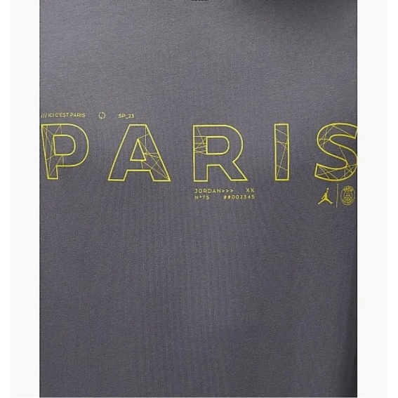 Футболка Nike Paris Saint-Germain Grey DV0634-014 фото 2 — інтернет-магазин Tapok