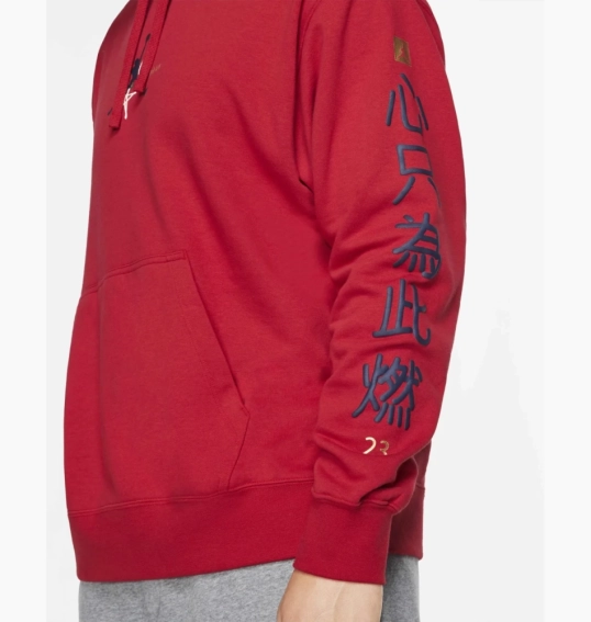 Худи Air Jordan Legacy Fiba Lightweight Pullover Hoodie Red CJ9083-687 фото 4 — интернет-магазин Tapok