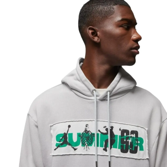 Худі Jordan x UNION x Bephies Beauty Supply Fleece Hoodie Grey FD4244-097 фото 2 — інтернет-магазин Tapok