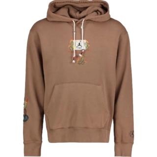 Худые Nike Air Jordan Travis Scott Hoodie Archaeo Brown DO4093-256