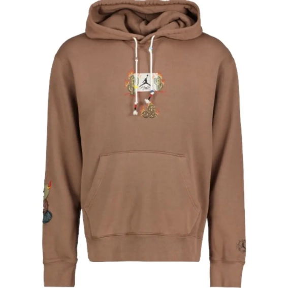 Худые Nike Air Jordan Travis Scott Hoodie Archaeo Brown DO4093-256 фото 1 — интернет-магазин Tapok