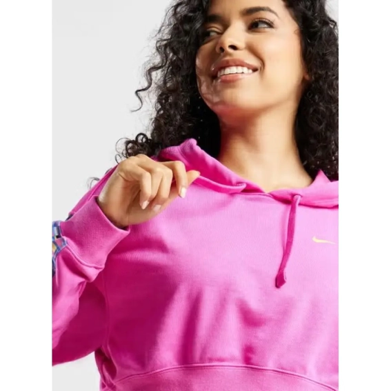 Худі Nike Dri-Fit Gt Fit Hoodie Pro Allover Print Kadın Pembe Sweatshirt DX0040-623 фото 2 — інтернет-магазин Tapok