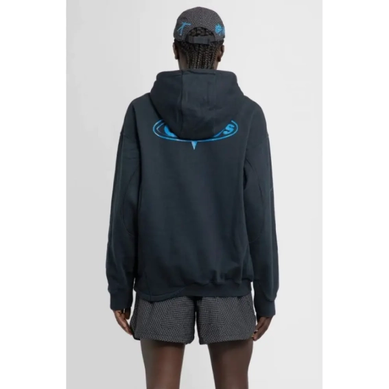 Худые Nike X Off-White Cl Fleece Hoody Black DN1759-010 фото 2 — интернет-магазин Tapok