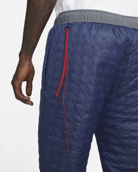 Брюки Jordan x CLOT Woven Pants Navy DJ9744-414 фото 4 — интернет-магазин Tapok