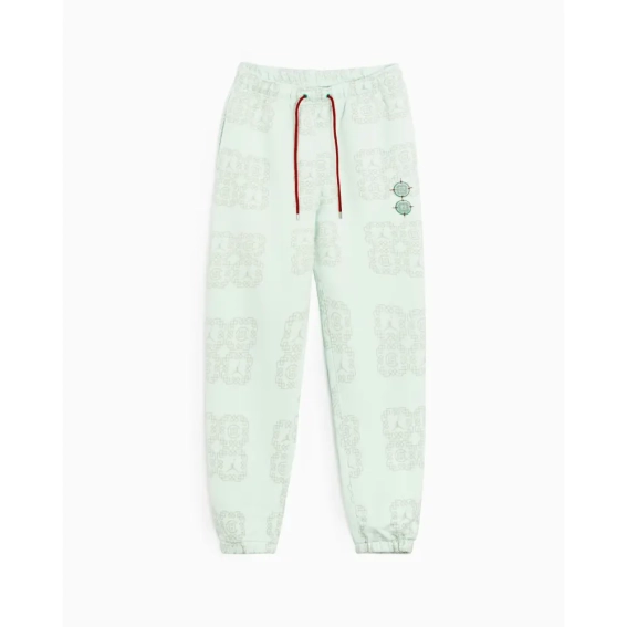 Брюки Nike Air Jordan CLOT Fleece Sweatpants Pants Green Silver DO0009-394 фото 3 — интернет-магазин Tapok