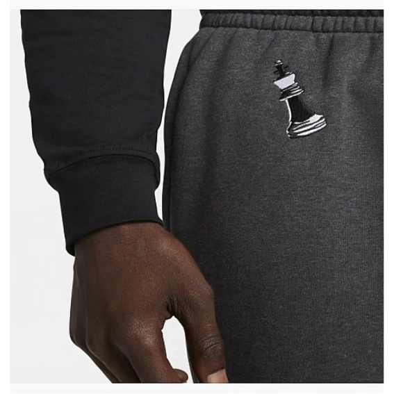 Брюки Nike Lebron James Sweatpants Gray Chess Pattern DQ6145-032 фото 2 — интернет-магазин Tapok