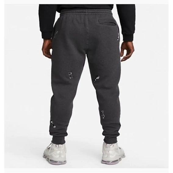 Брюки Nike Lebron James Sweatpants Gray Chess Pattern DQ6145-032 фото 3 — интернет-магазин Tapok