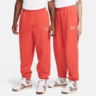 Брюки Stussy x Nike Pigment Dyed Fleece Sweatpants Habanero Red FJ9157-642