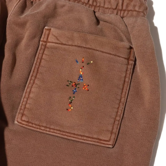 Штани Travis Scott x Air Jordan Fleece Pant Archaeo Brown DO4097-256 фото 4 — інтернет-магазин Tapok