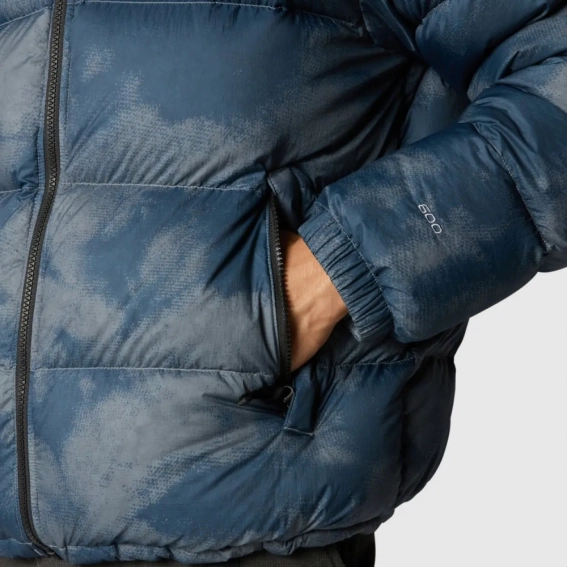 Куртка The North Face 1992 Crinkle Rev Nuptse Jacket 600 (blue dusk low-fi hi-tek) NF0A875BSCO1 фото 2 — интернет-магазин Tapok