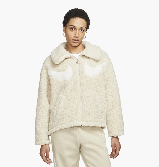 Куртка Nike Sportswear Swoosh Beige DD5620-206 фото 1 — інтернет-магазин Tapok