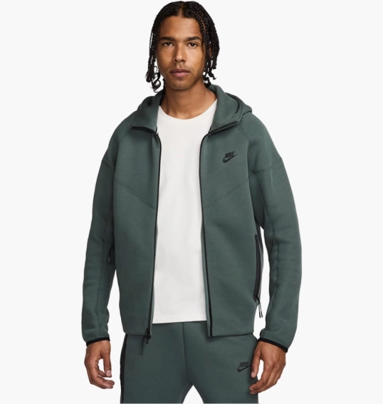 Кофта мужская M NK TCH FLC FZ WR HOODIE FB7921-338 фото 1 — интернет-магазин Tapok