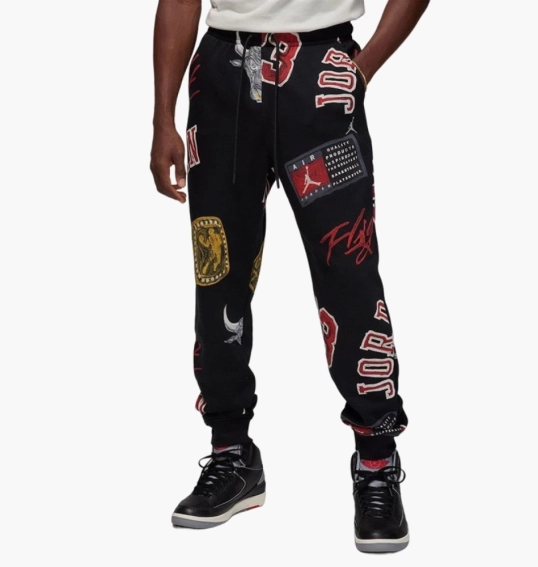 Мужские брюки M Jordan ESS AOP FLC PANT FN4547-010 фото 1 — интернет-магазин Tapok