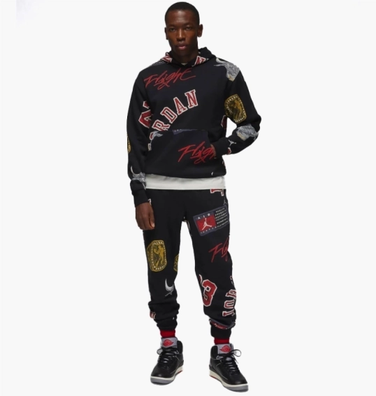 Мужские брюки M Jordan ESS AOP FLC PANT FN4547-010 фото 5 — интернет-магазин Tapok