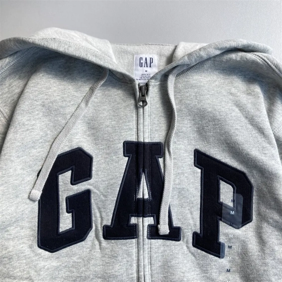 Толстовка Gap Logo Zip Hoodie Grey 218871731 M 218871731 фото 10 — інтернет-магазин Tapok