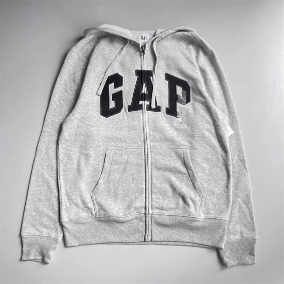 Толстовка Gap Logo Zip Hoodie Grey 218871731 M 218871731 фото 14 — інтернет-магазин Tapok