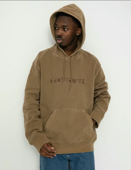 Толстовка Худи Carhartt WIP HOODIE DUSTER I030145 lumber фото 1 — интернет-магазин Tapok