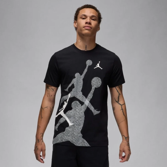 Мужская футболка NIKE M Jordan BRAND SS HBR CREW FN6025-010 фото 1 — интернет-магазин Tapok