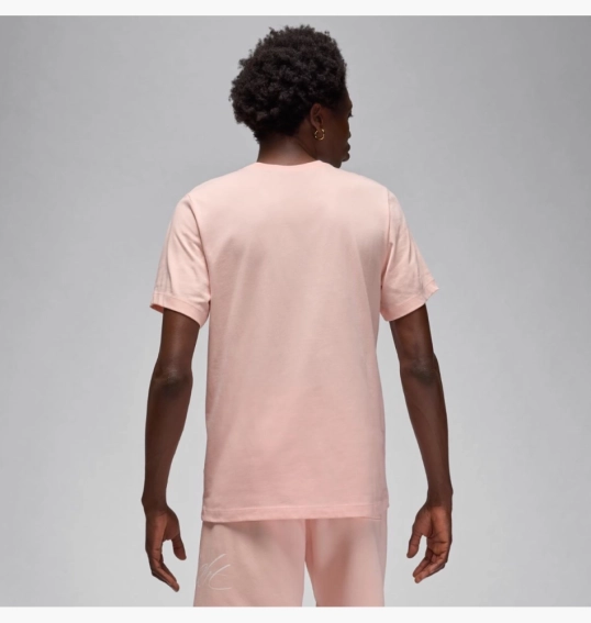 Мужская футболка NIKE M Jordan BRAND LOGO STACK SS CRW FN6027-622 фото 2 — интернет-магазин Tapok