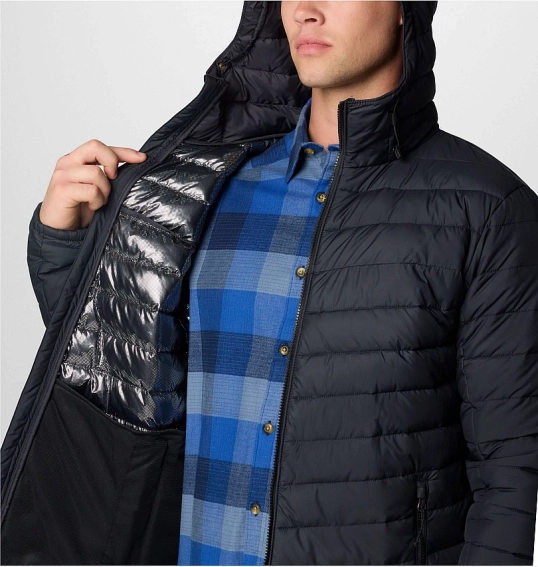 Куртка мужская Columbia Slope Edge Ii Hooded Insulated Jacket Black 2125541010 фото 5 — интернет-магазин Tapok