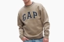 Світшот Gap Relaxed Logo Sweatshirt Beige 851425021 M 851425021 Фото 1